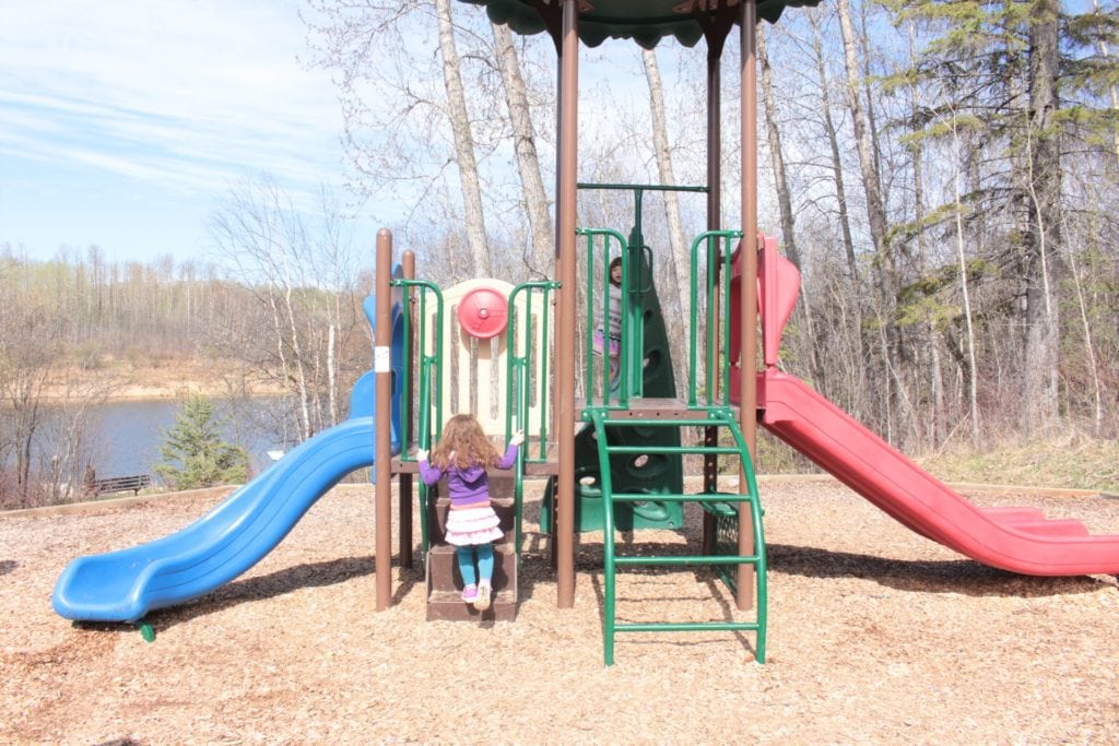 Chickakoo Lake playground from the east