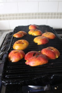 Grillin peaches