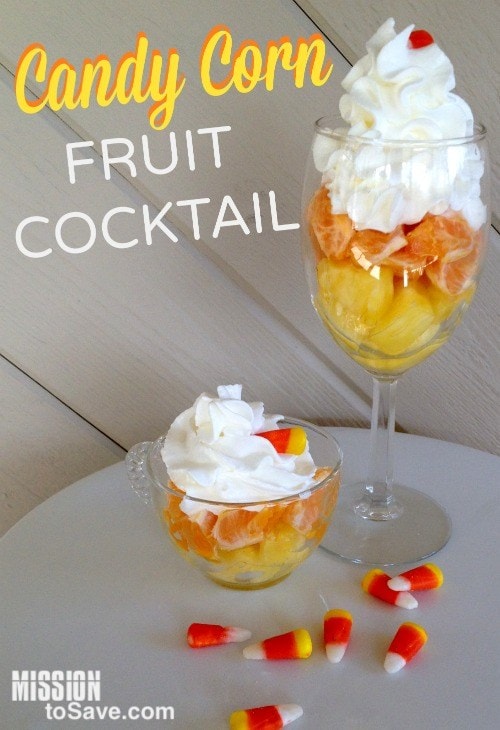 Candy Corn Fruit Cocktail
