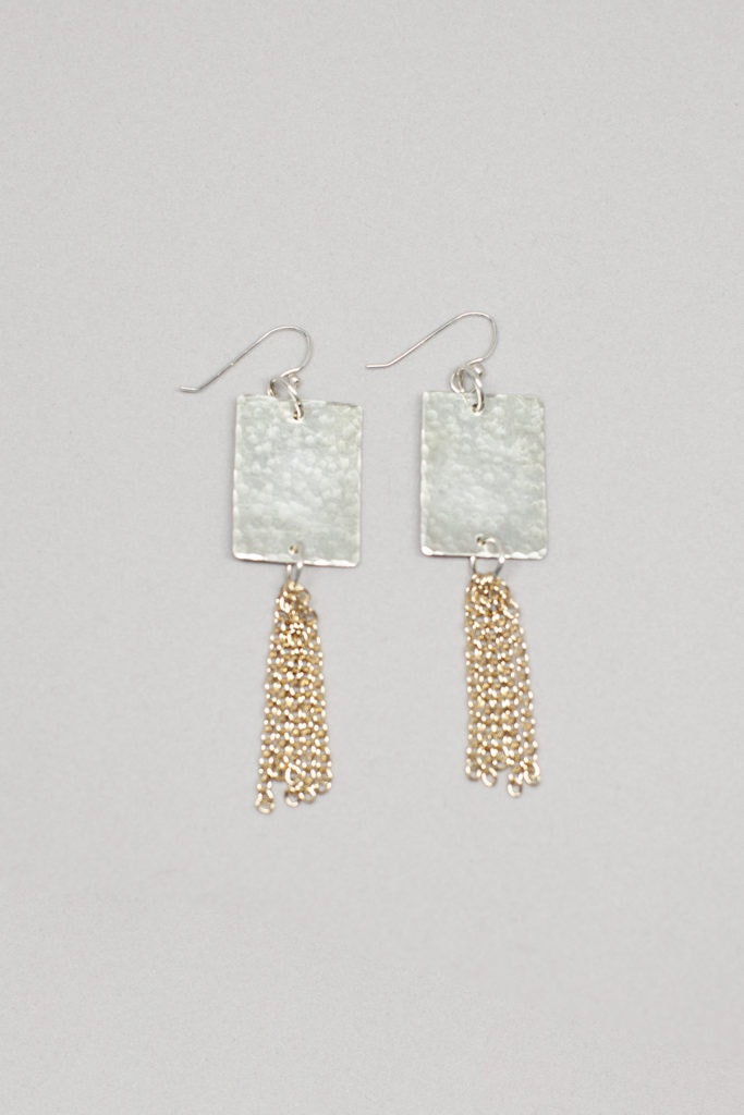 Twig and Velvet Earrings