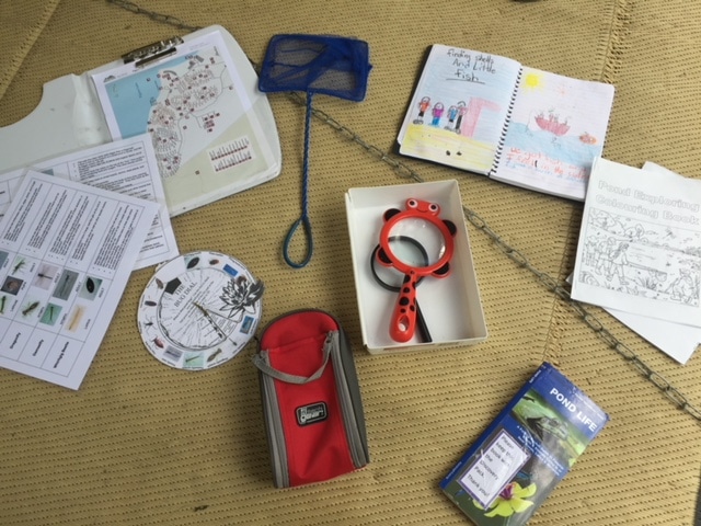 Explorer kit from visitor centre in Miquelon Lake