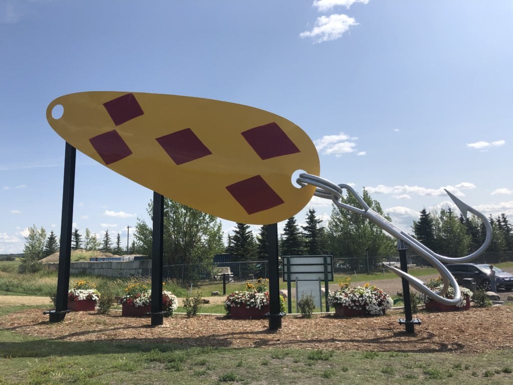 World's Largest Fishing Lure in Lacombe