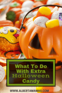 Extra Halloween Candy Pinterest graphic