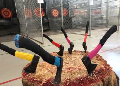 Axe throwing at Axe Monkeys