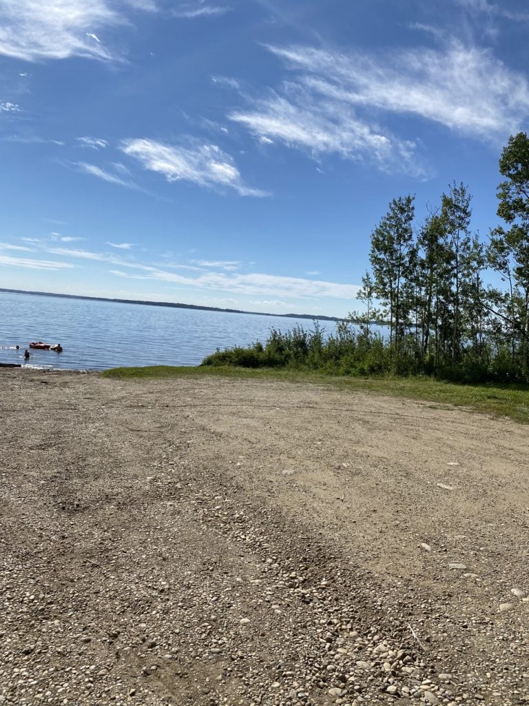 Boat launch at Chip Lake