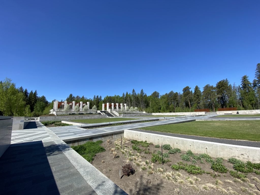 Aga Khan garden at University of Alberta Botanic Gardens