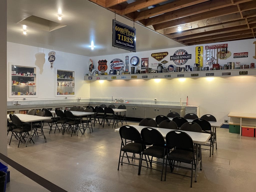 Service Station interior at Reynolds-Alberta Museum