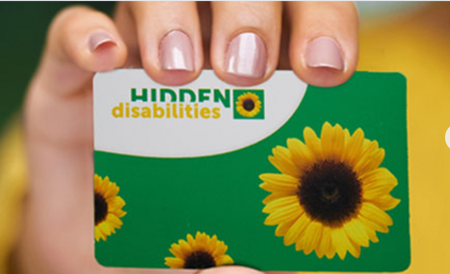 Hidden Disabilities Sunflower Travel Card