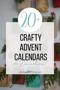 20+ craft-based advent calendars for Canadians