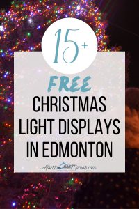 Free Christmas Lights in Edmonton Pin