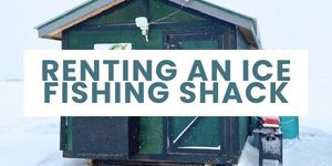 Renting an Ice Fishing Shack in Alberta - list of providers across the province, tips and tricks, and our own story of the experience