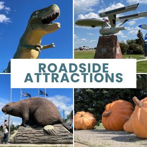 Ultimate List of Roadside Attractions in Alberta - the province's quirky large object obsession mapped, photographed, and detailed